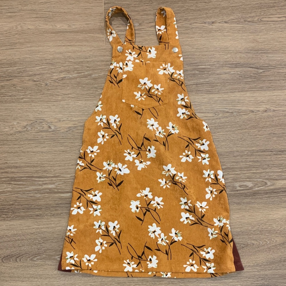 Women’s Floral Pinafore Dress